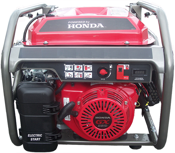 Triple-fuel honda 8750 w generator