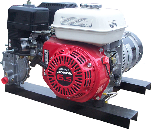 Honda powered 4 000 watt propane/natural gas generator #6