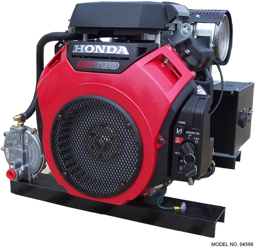 Honda powered 16 000 watt propane/natural gas generator #1
